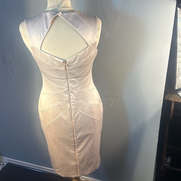 Shiny cream dress by jessica Simpson Size 8 - Picture 4 of 8